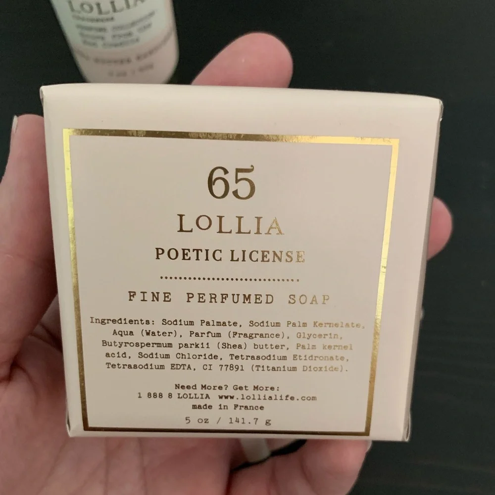 Lollia Poetic License 65 Score From The End Credits Hand Cream and Bar Soap
